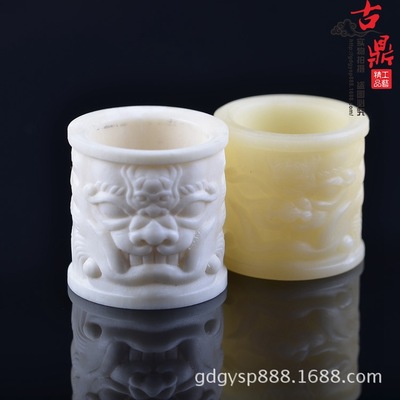 牦牛骨扳指 傳統(tǒng)雕刻工藝與文化傳承的結晶